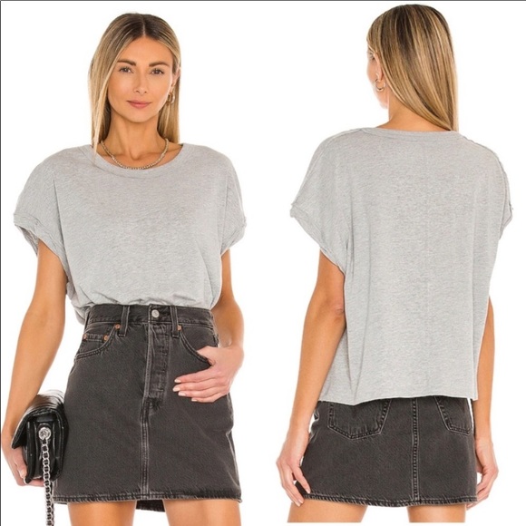 Free People Tops - Free People We The Free GRAY You Rock T-Shirt: X-SMALL NWT.❗️LAST 1 IN-STOCK❗️